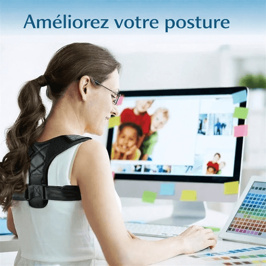 Correcteur de posture dos et épaules unisexe - Lumbizen