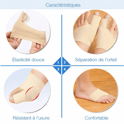 Séparateurs d’orteils pour confort du pied et alignement des orteils - Lumbizen