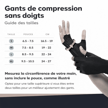 Gants de compression en cuivre pour l’arthrite - Lumbizen