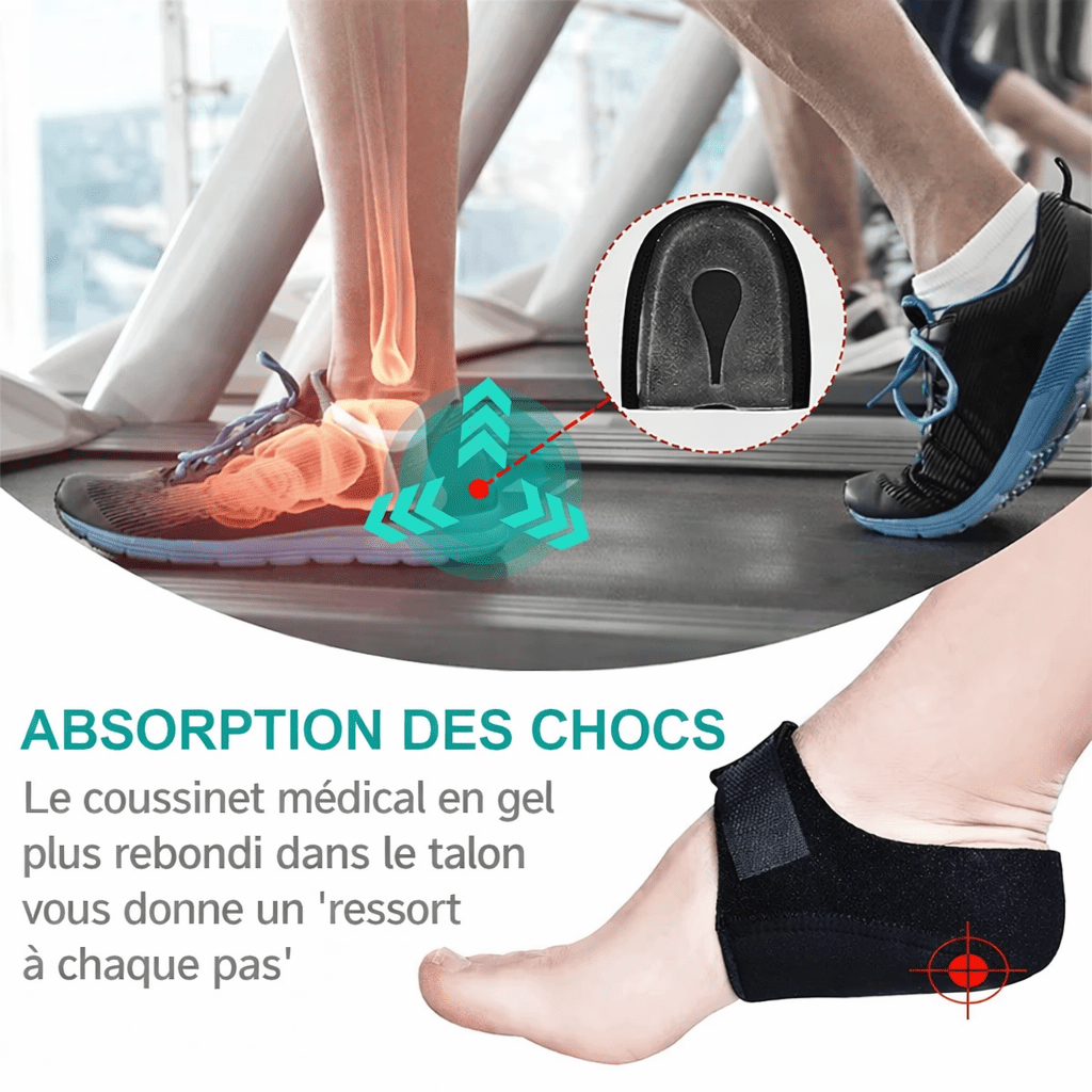 Coussinets de talon en gel silicone - Lumbizen