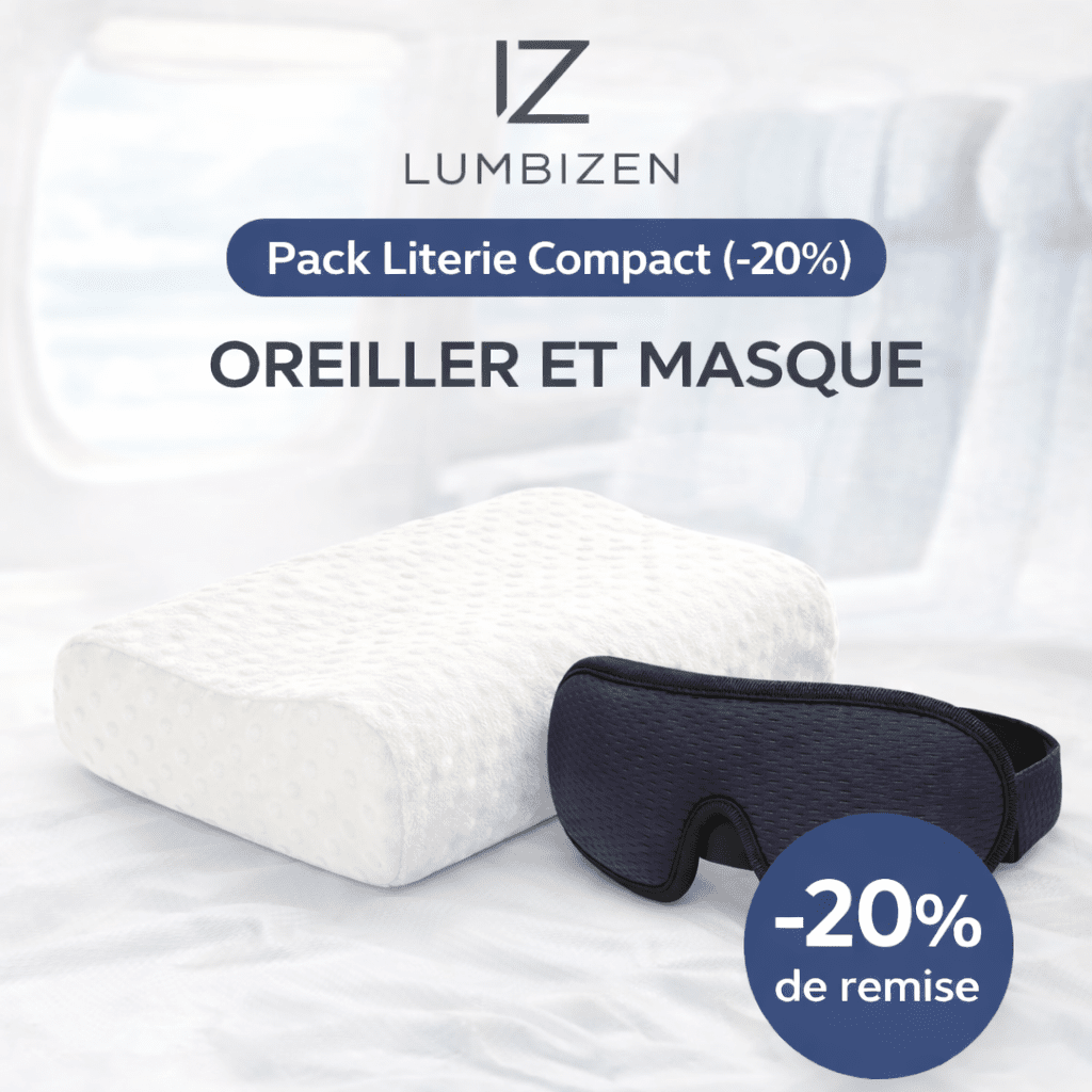 Pack oreiller et masque LumbiZen - Lumbizen