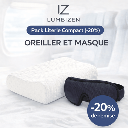 Pack oreiller et masque LumbiZen - Lumbizen