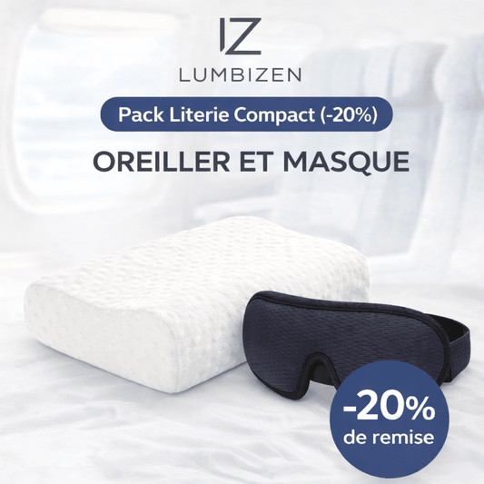 Pack oreiller et masque LumbiZen - Lumbizen