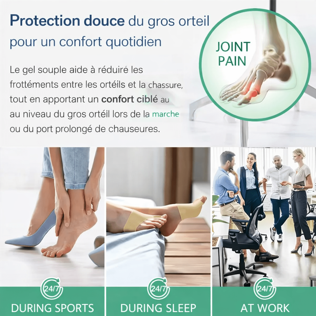 Séparateurs d’orteils pour confort du pied et alignement des orteils - Lumbizen