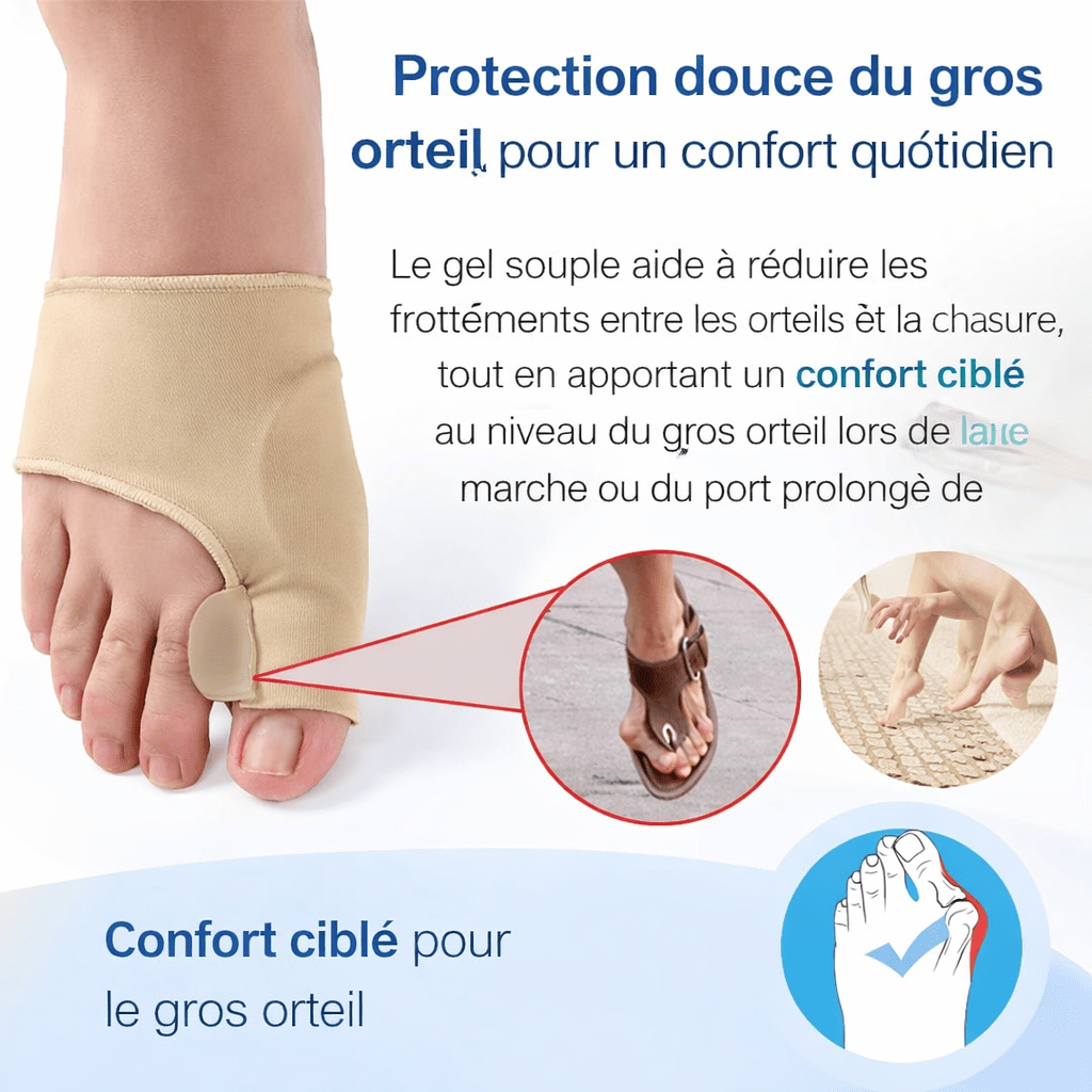 Séparateurs d’orteils pour confort du pied et alignement des orteils - Lumbizen
