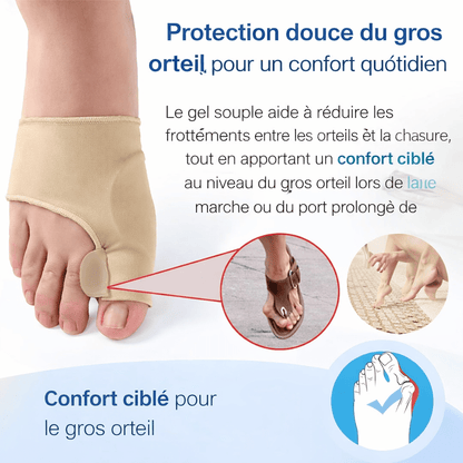 Séparateurs d’orteils pour confort du pied et alignement des orteils - Lumbizen