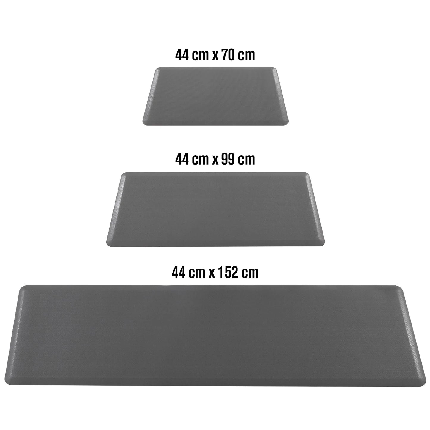Tapis en PVC usage intérieur 44 × 99 cm, antidérapant et imperméable - Lumbizen