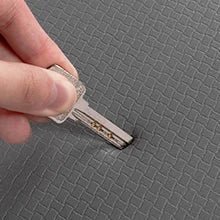 Tapis en PVC usage intérieur 44 × 70 cm, antidérapant et imperméable - Lumbizen