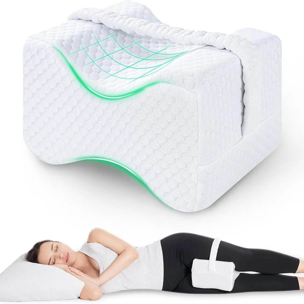 Oreiller pour dormeurs latéraux avec sangles - Lumbizen