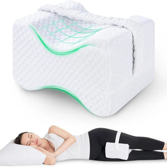 Oreiller pour dormeurs latéraux avec sangles - Lumbizen