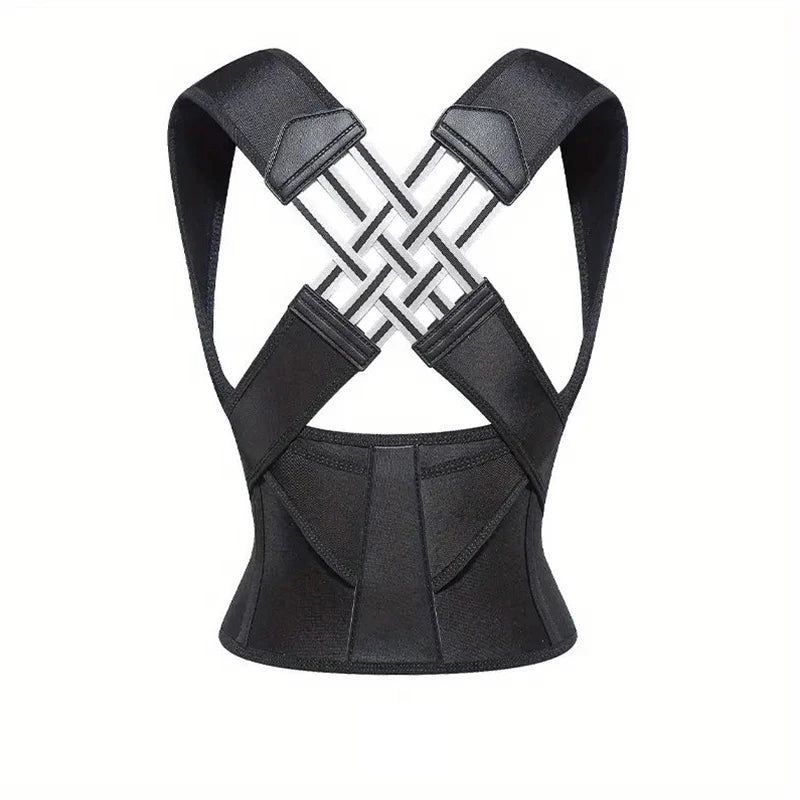 Correcteur de posture réglable unisexe pour le dos et les épaules - Lumbizen