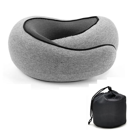 Oreiller de voyage en forme de U en mousse à mémoire de forme, réglable et portable - Lumbizen