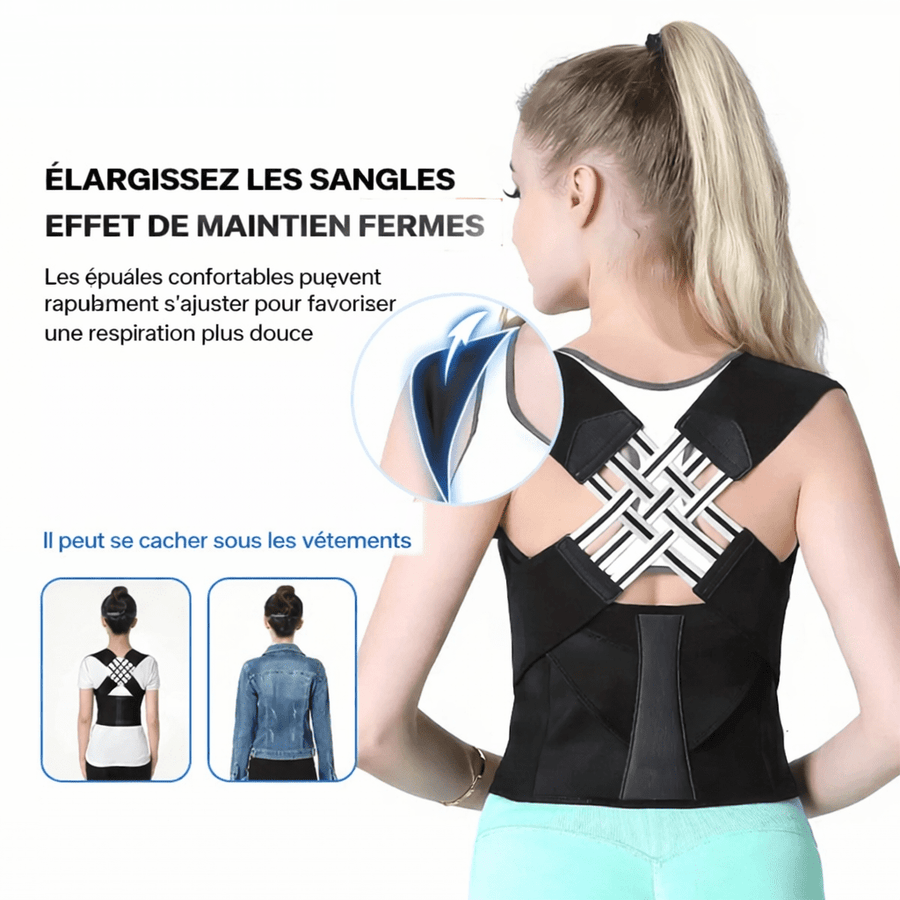 Sangles élargies pour un maintien renforcé