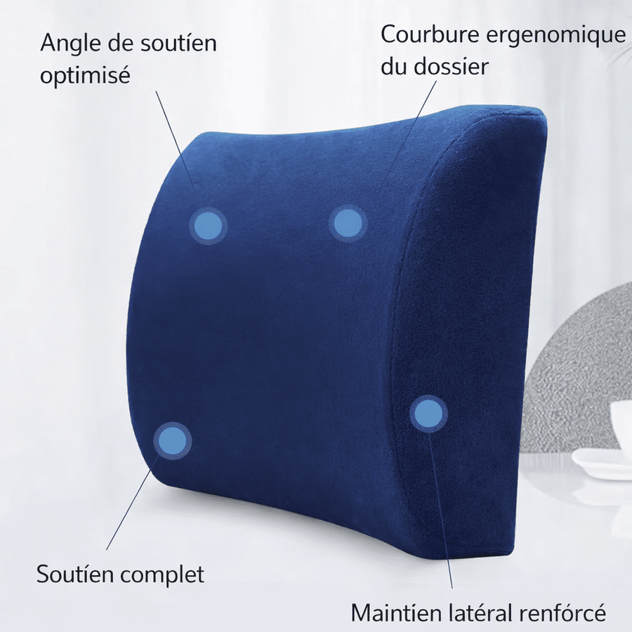 Inclinaison étudiée pour le confort