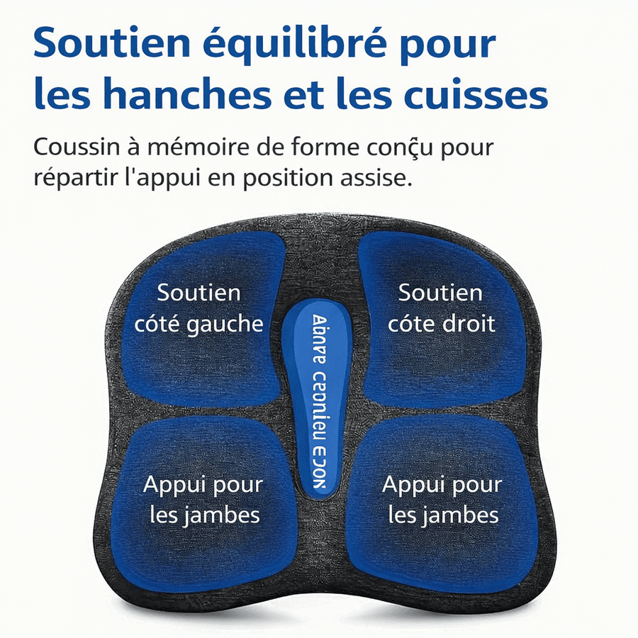 Soutien équilibré en position assise