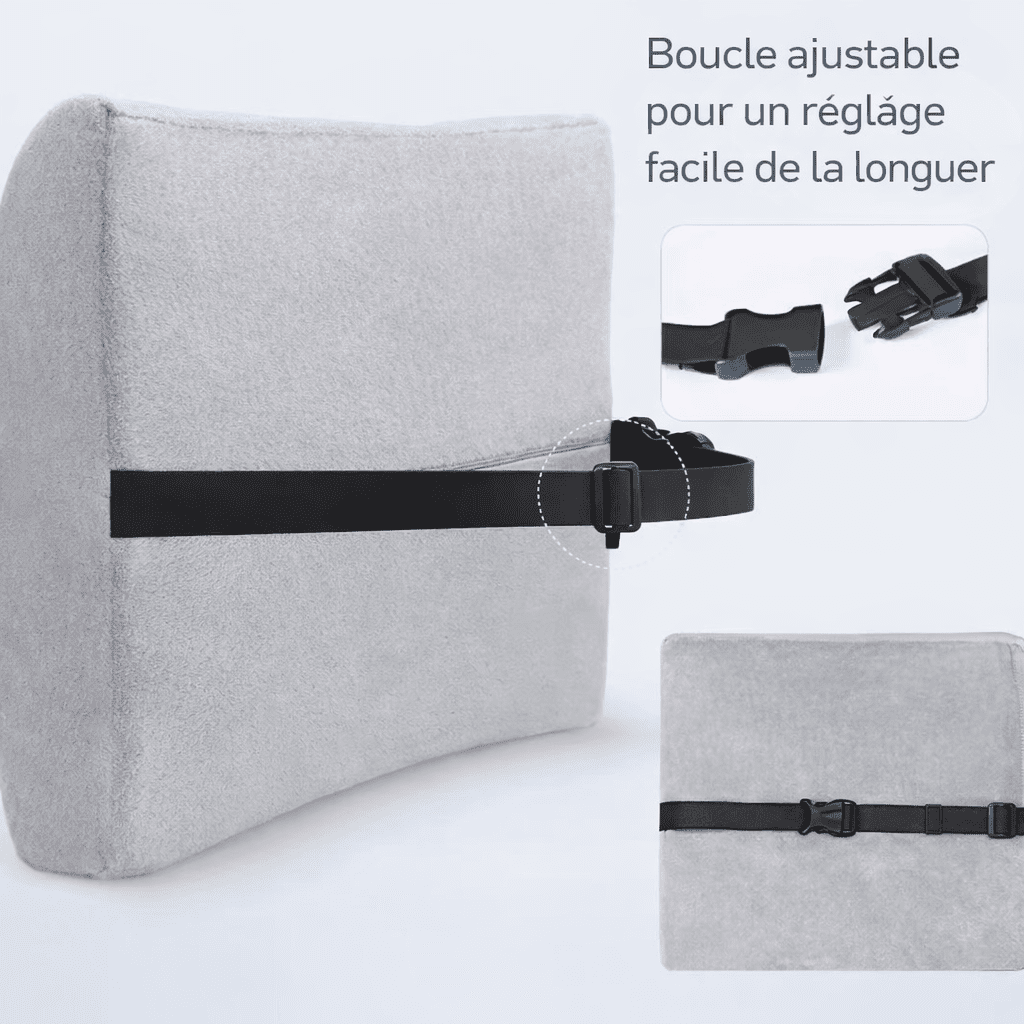 Coussin lombaire ergonomique à mémoire de forme LumbiZen - Lumbizen