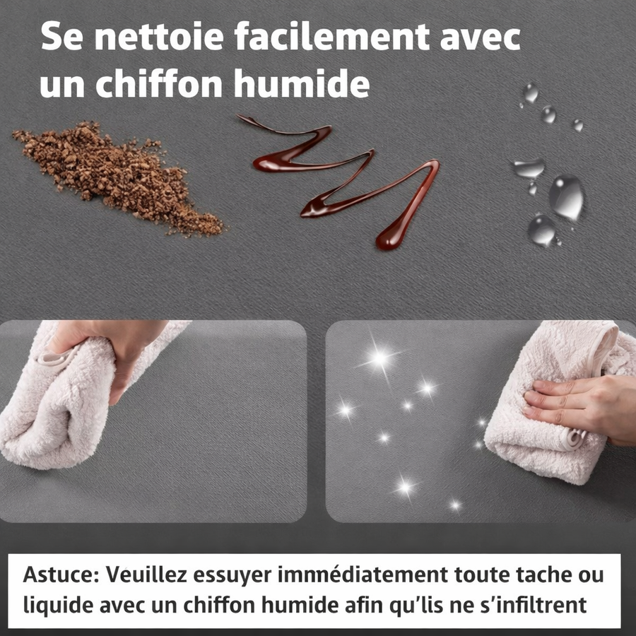 Nettoyage facile et protection anti-taches